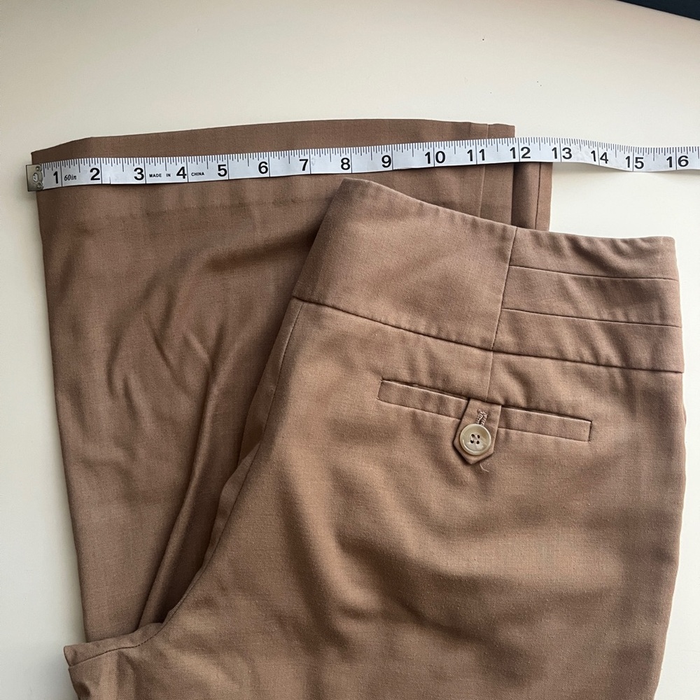 The Limited Cassidy Fit Mid-Rise Tan Boot Cut Pants - Picture 8 of 12